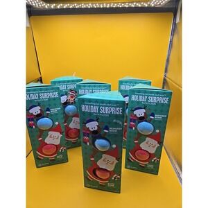 Da Bomb Holiday Surprise Bath Fizzers Reindeer & Santa Bath Bomb Lot Of 5! NEW